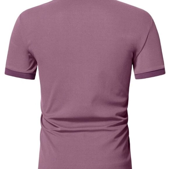 Purple Mens Polo Shirt - Picture 2 of 5